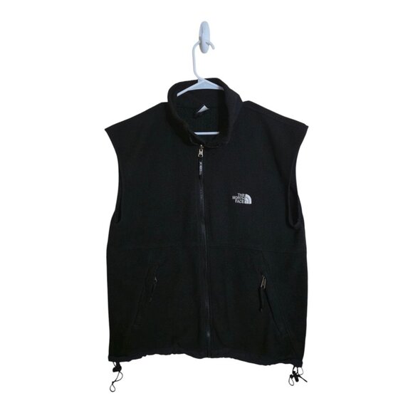 The North Face Other - Vtg NORTH FACE Vest men L Black Fleece Half Dome Gorpcore USA Outdoor Camping